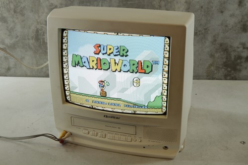 Quasar crt vcr vhs - quasar, tv/vcr