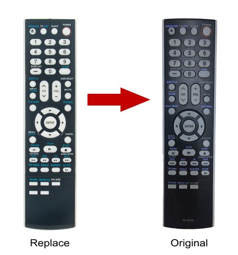 R0258 replace remote - se-r0258, fit