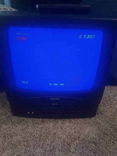 Philips crt vcr - philips, 13”
