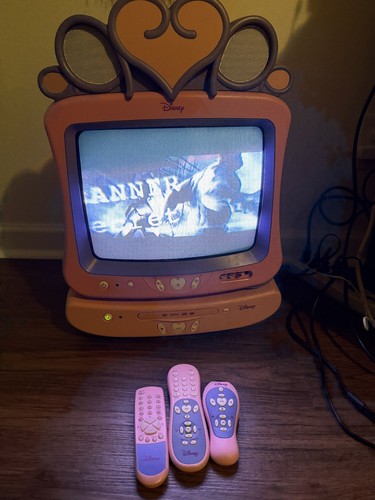 Disney dt1350 13in pink crt - dt1350-p,