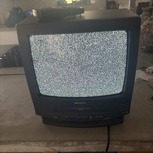 Sharp 13vt j100 crt tv - 13", tv/vcr