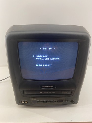 Sylvania crt tv - crt, vhs