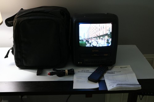 Funai f3809u crt - 9", tv/vcr