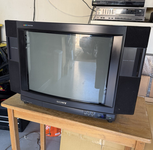 Vtg sony trinitron 20hfr - sony, kv-20hfr
