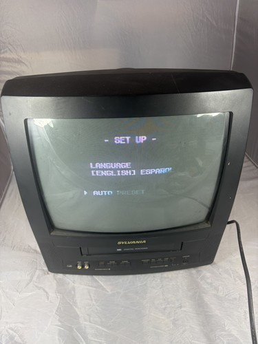 Sylvania src2213w vhs crt - sylvania, 13"