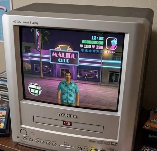 Vintage toshiba crt - crt, &