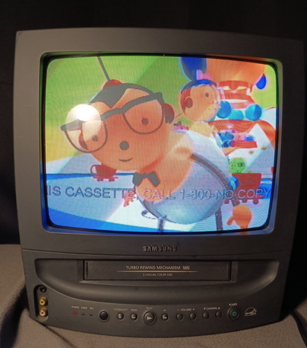 Samsung cxj1352 crt tv - crt, vcr