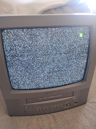 Toshiba crt tv vcr - 13”,