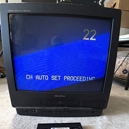 Vintage 1997 quasar vv2007 - 1997, crt