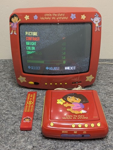 Dora explorer vtg crt tv - explorer,