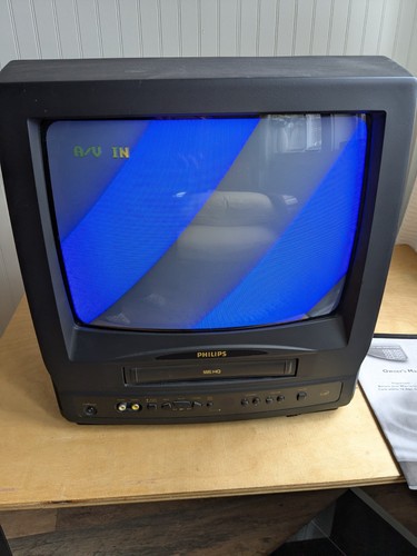 Philips crt vcr combo vhs - philips,